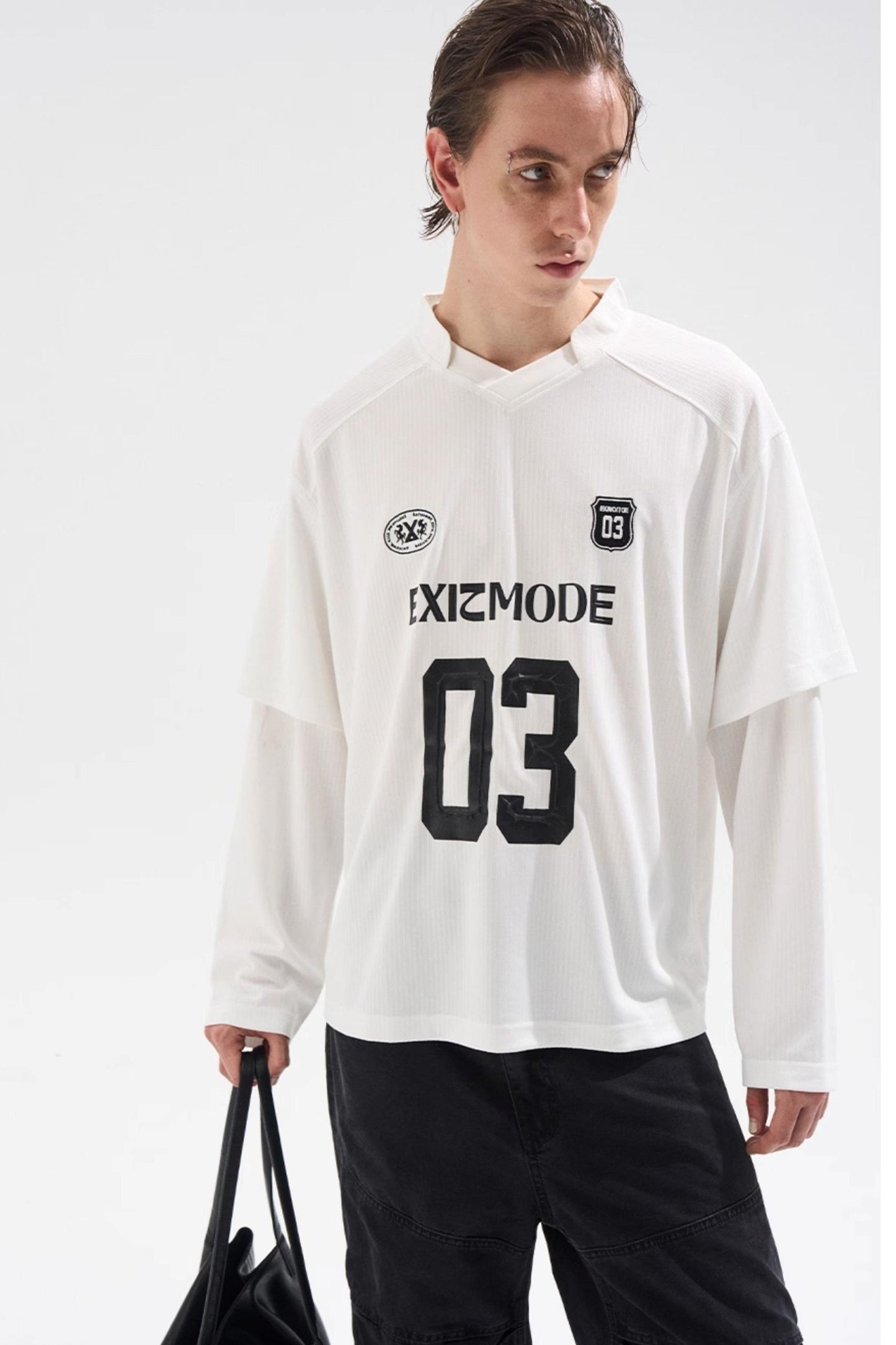 Striped Jersey Long Sleeve T-Shirt