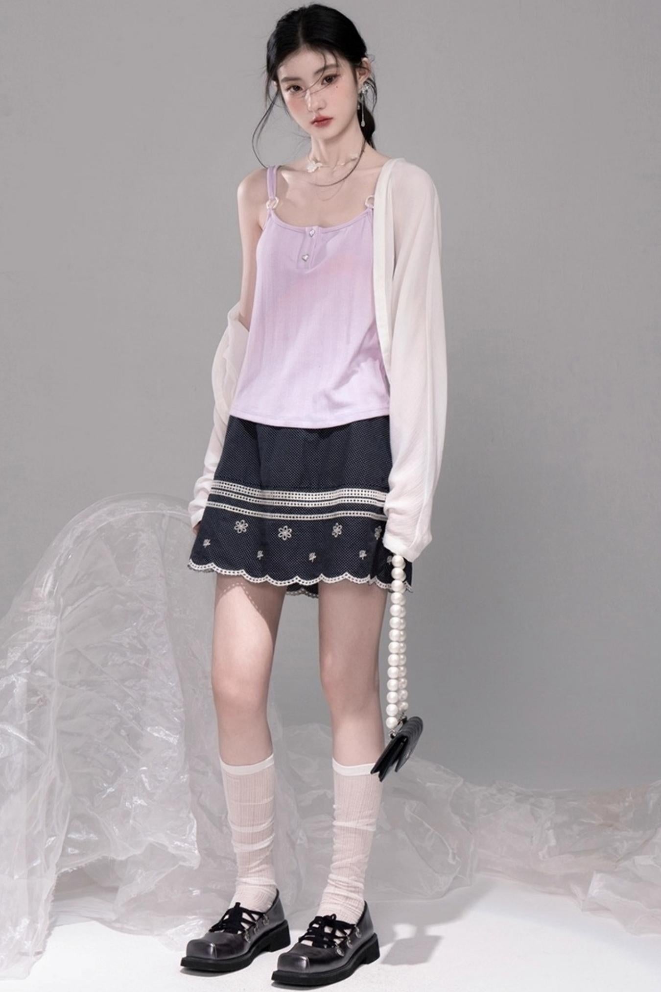 Coconut Sea Embroidered Set