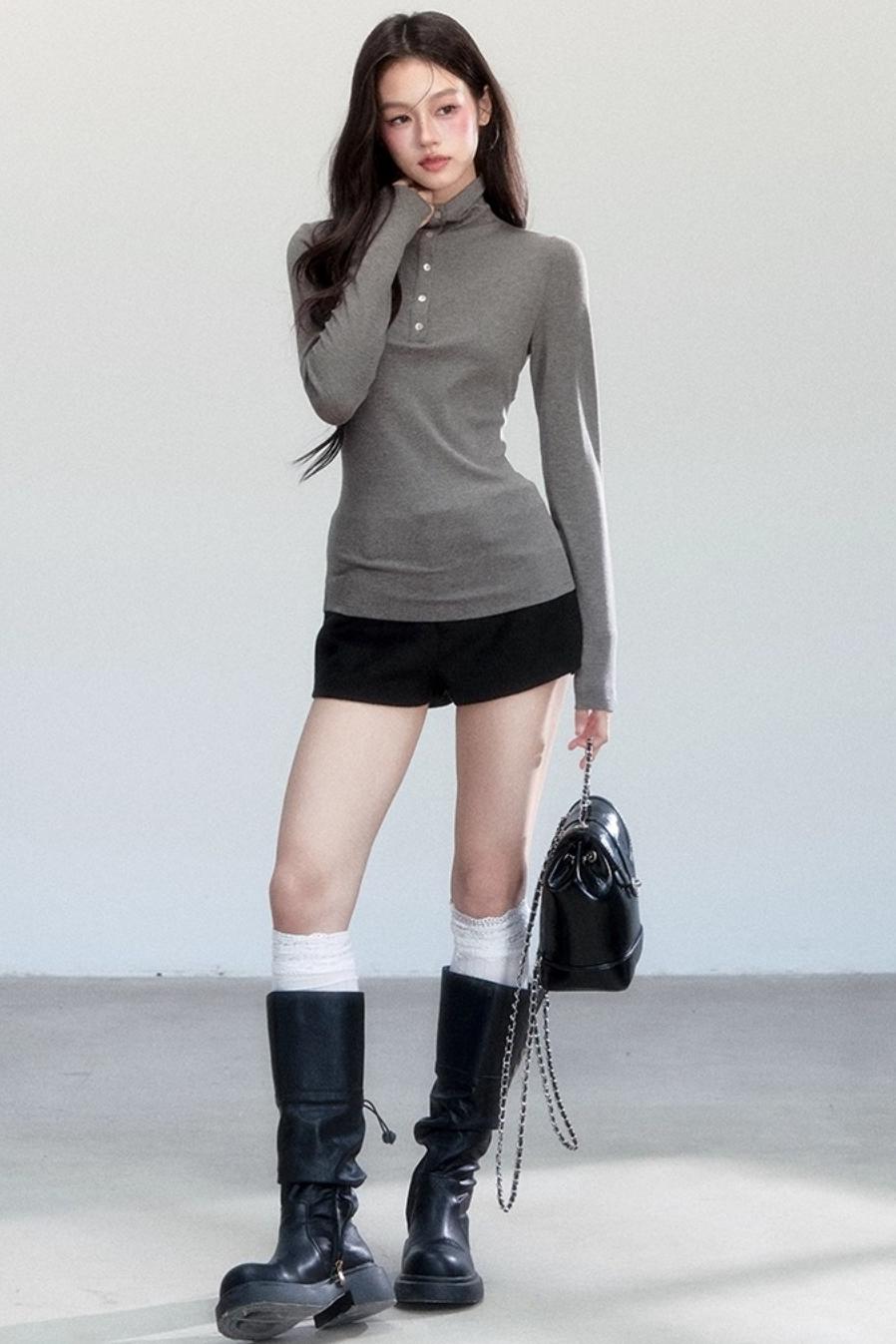 Fragile Slim Long Sleeve T-Shirt