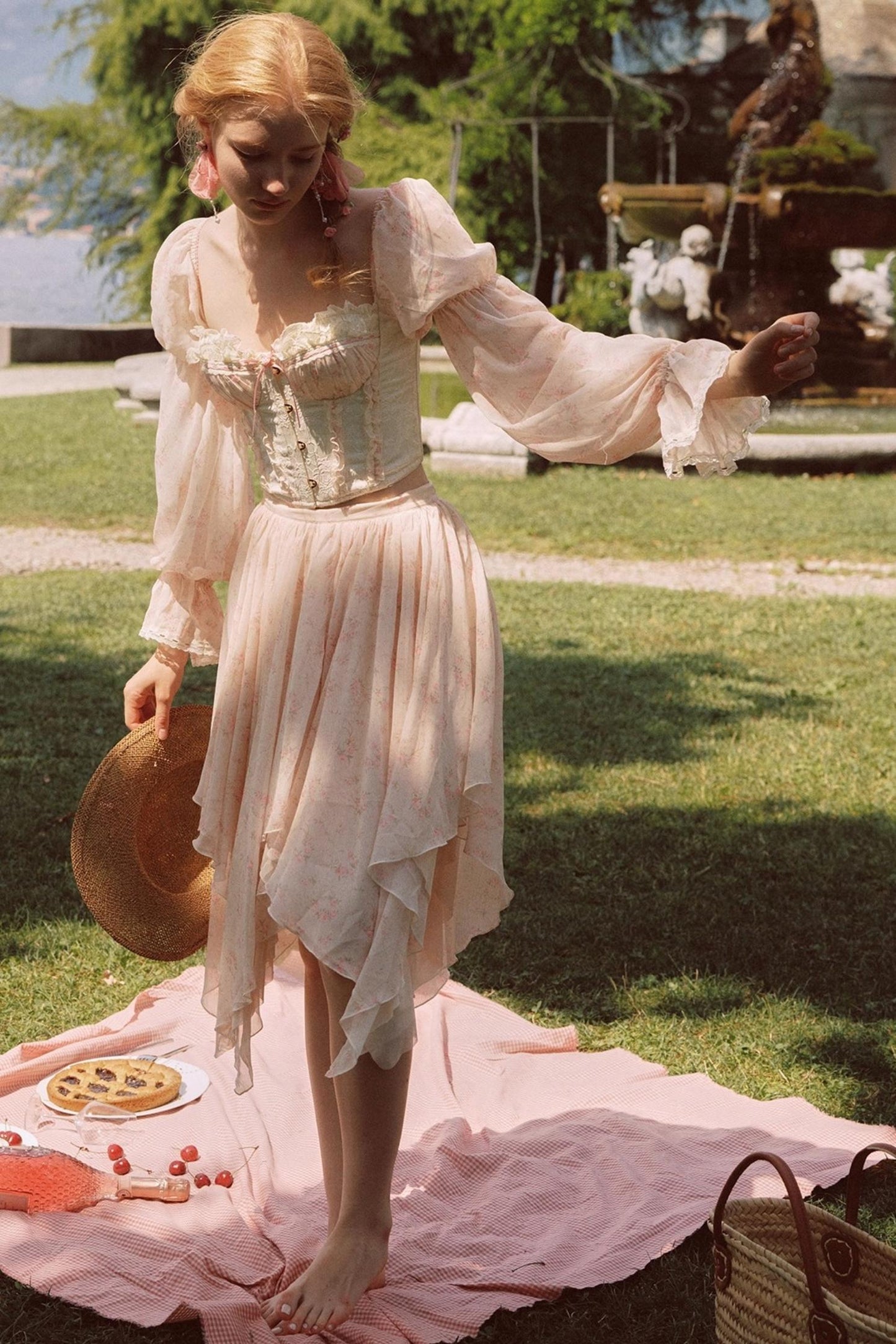 Autumn Jacquard Skirt