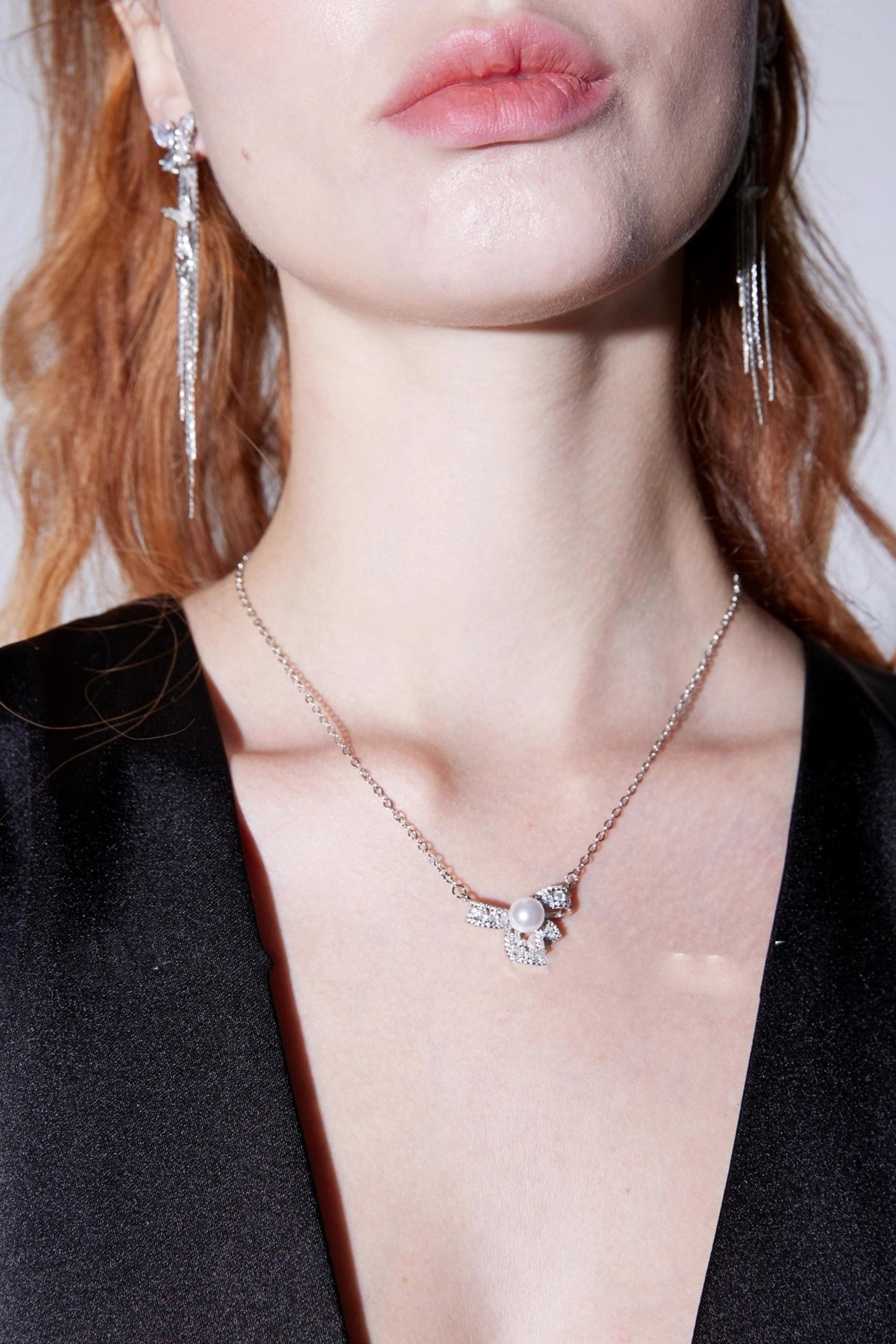 Fish-Princess Bow Necklace