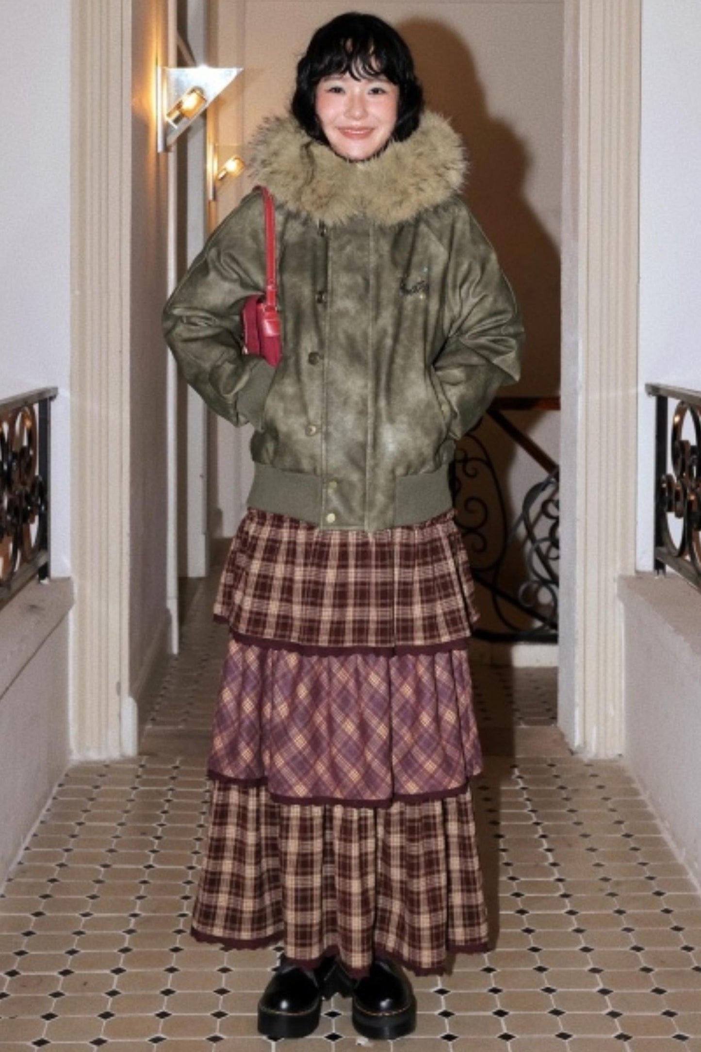 Caramel Hazelnut Lace Skirt