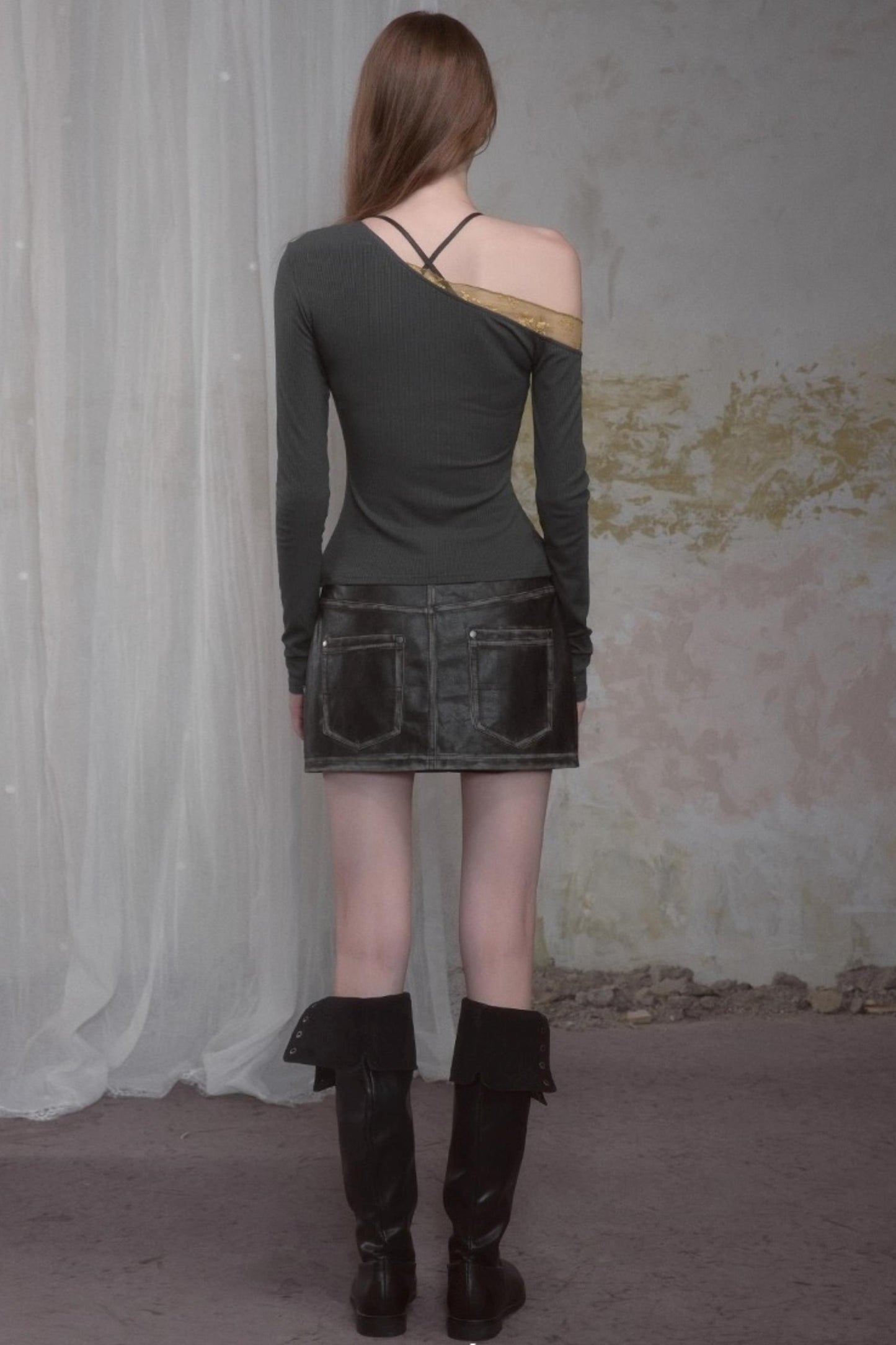 One-Sided Knitted T-Shirt