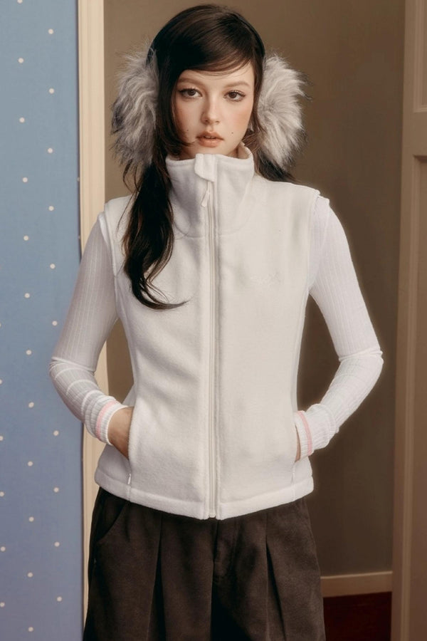Winter Slim Zipper Vest