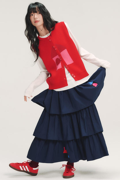 Red House Jacquard Wool Vest