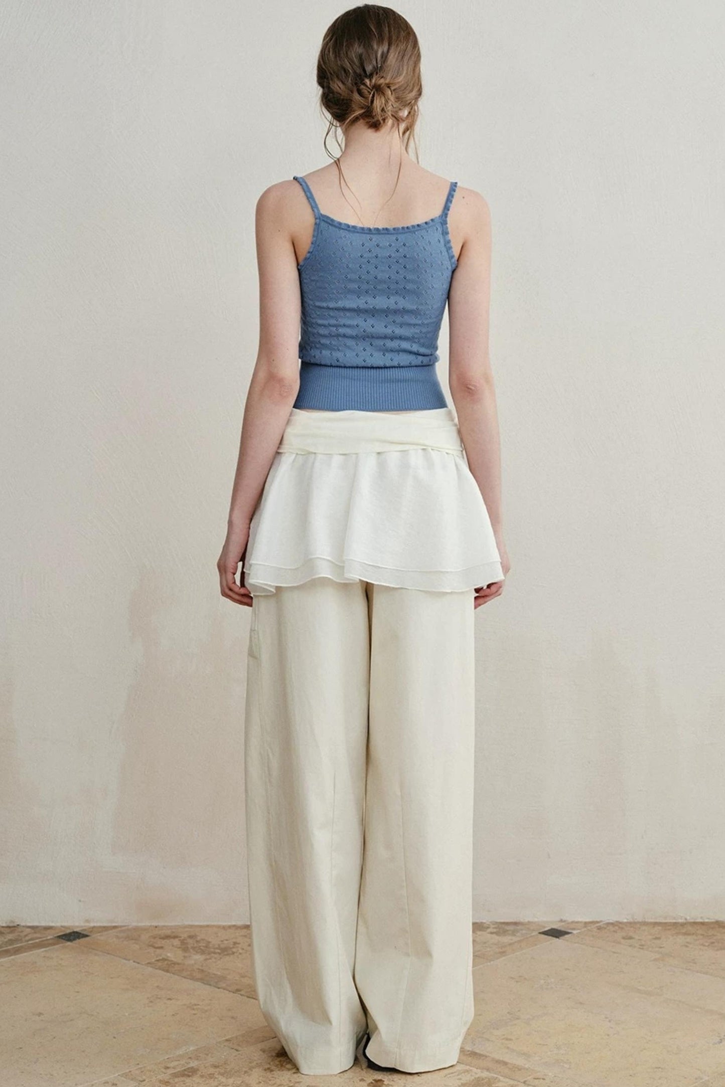 Retro Lace Knitted Vest