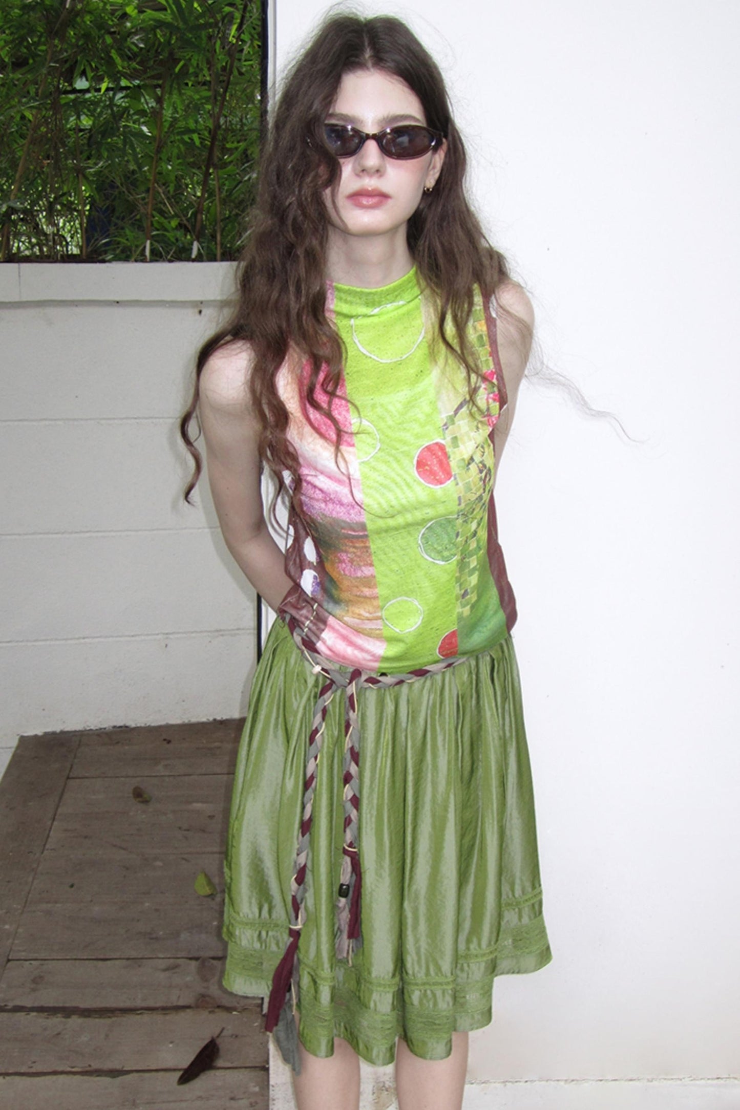 Midsummer Vintage Stretch Mesh Vest