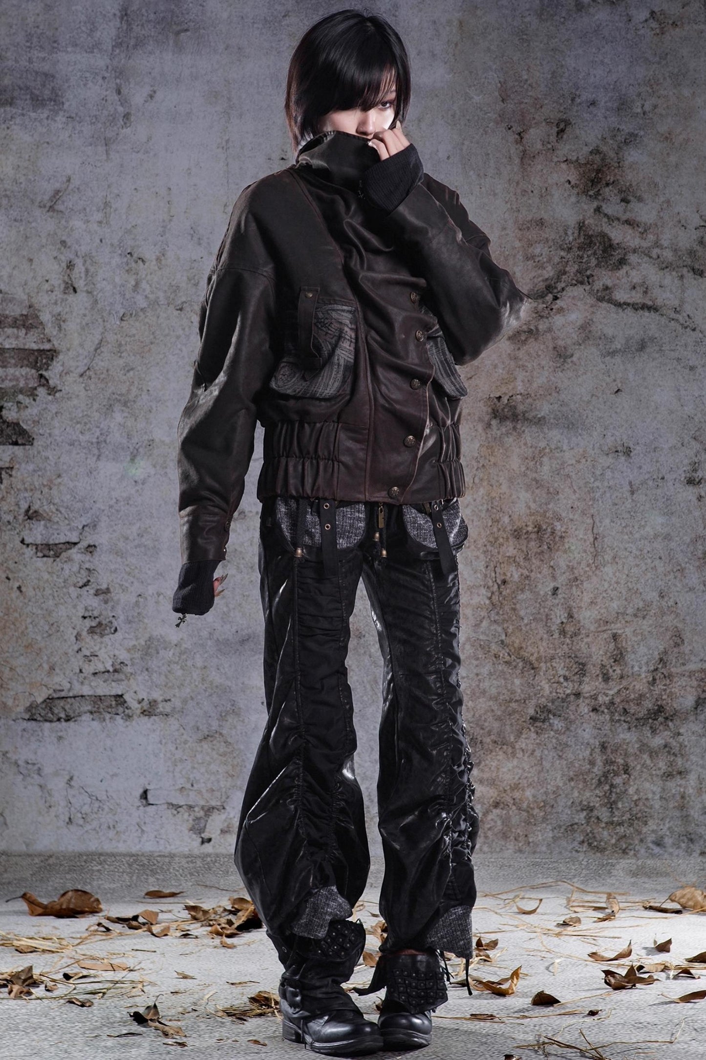 Original Retro Heavy Buckle Flight Jacket