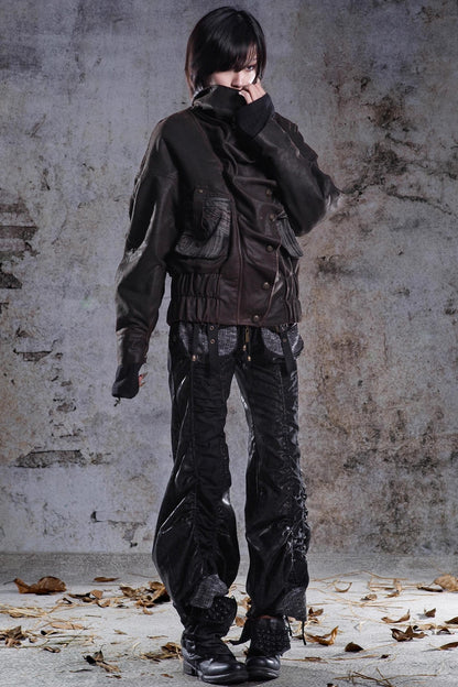 Original Retro Heavy Buckle Flight Jacket