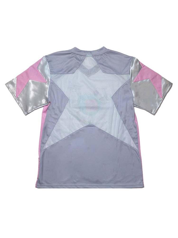 Y2K Sporty Stitch Electronic Pet Machine Short Sleeve Jersey Tee