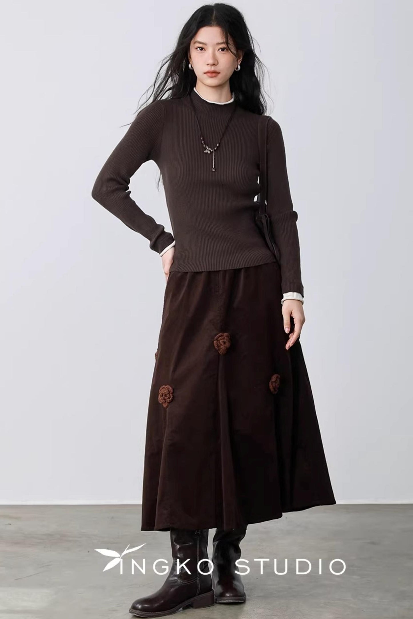 Autumn Leaf Color-Block Sweater