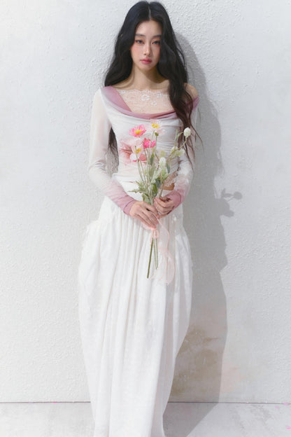 Romantic Lace Patchwork Tee