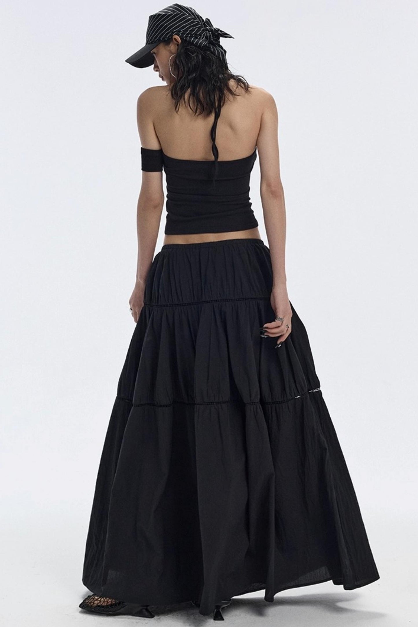 Black Design Tower Skirt