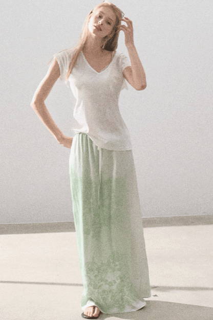 Soft Lace A-Line Skirt