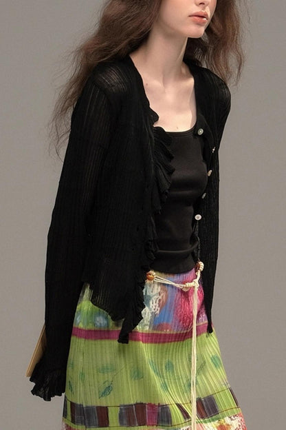 Resort Lace Knitted Cardigan