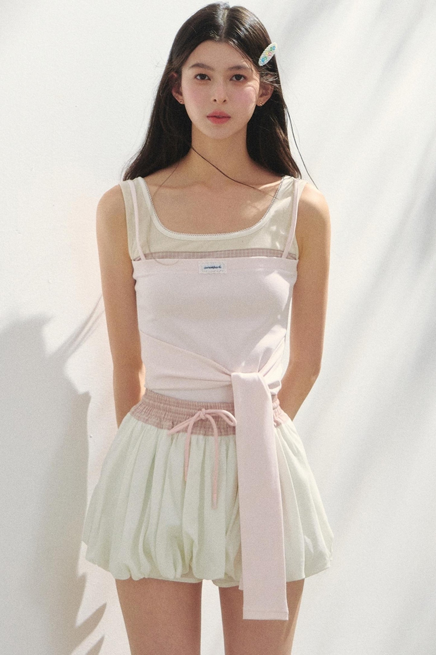 Retro Multicolor Layered Vest