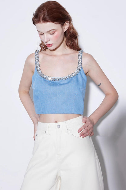 Luxury Denim Undershirt