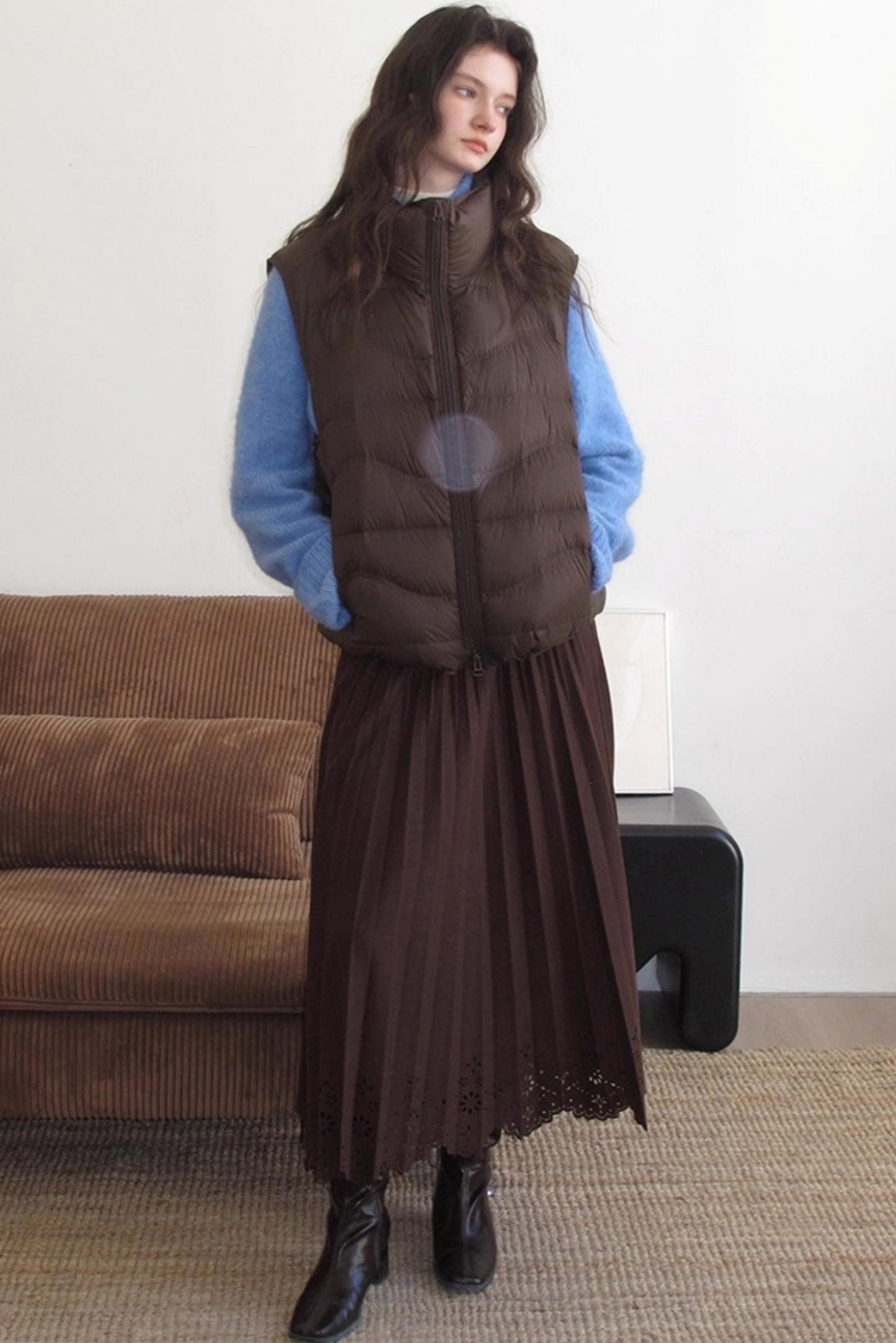 Moonlight Irregular Down Vest