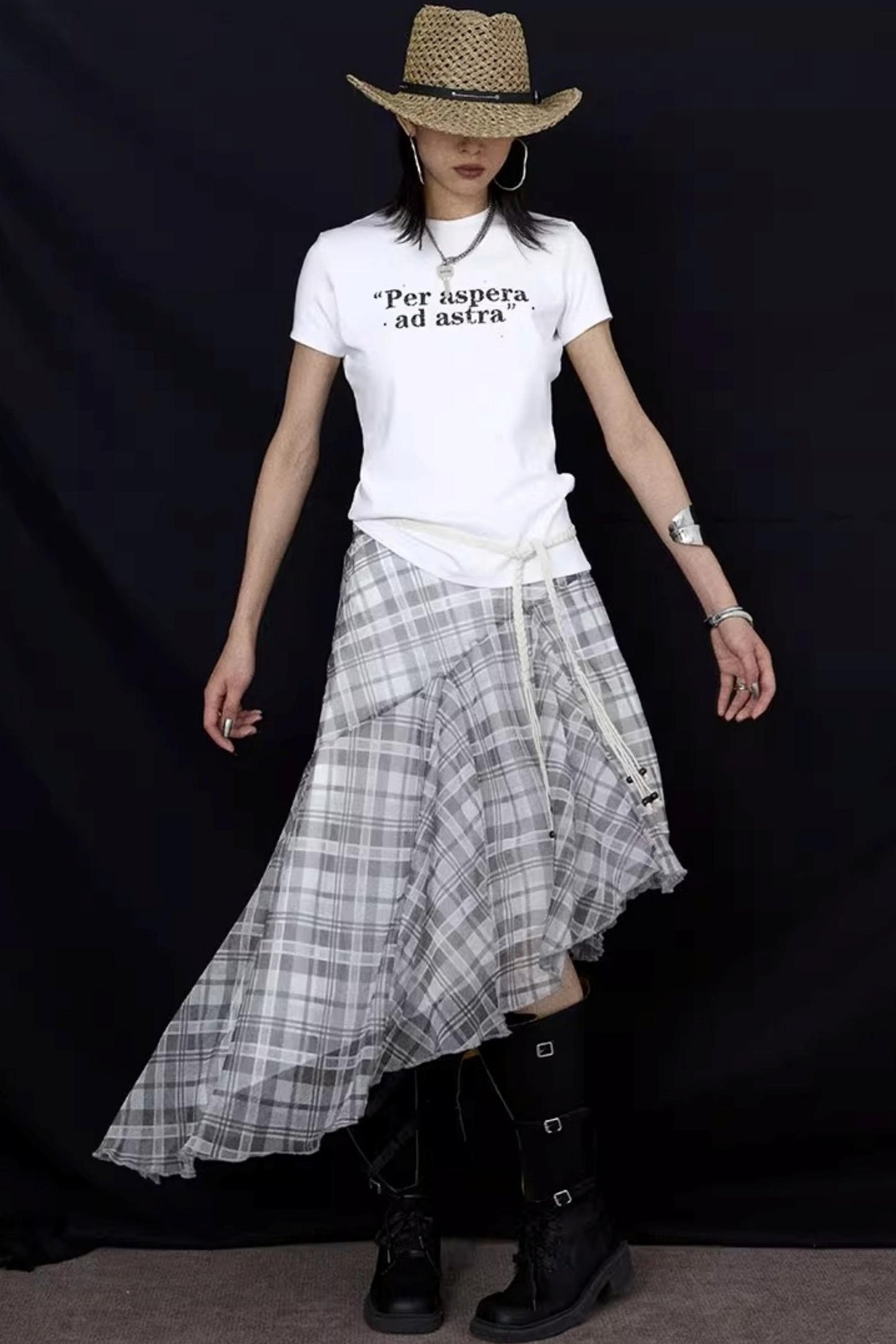 Summer Ruffled Irregular Skirt