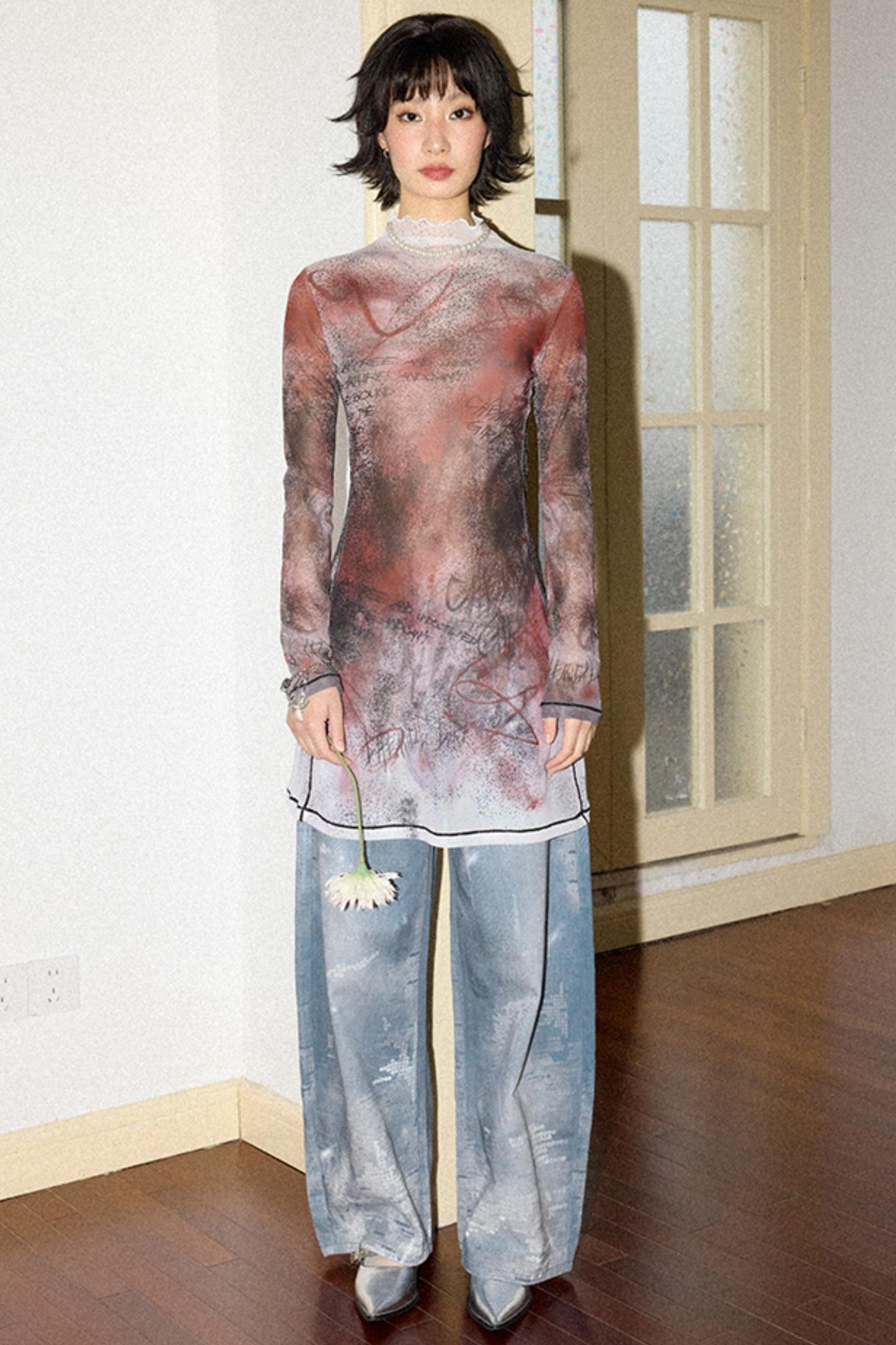 Neon Graffiti Long Sleeve Tee