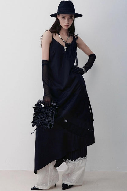 Embroidered Straight Pants