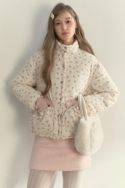 Sunset Floral Corduroy Jacket Set-Up