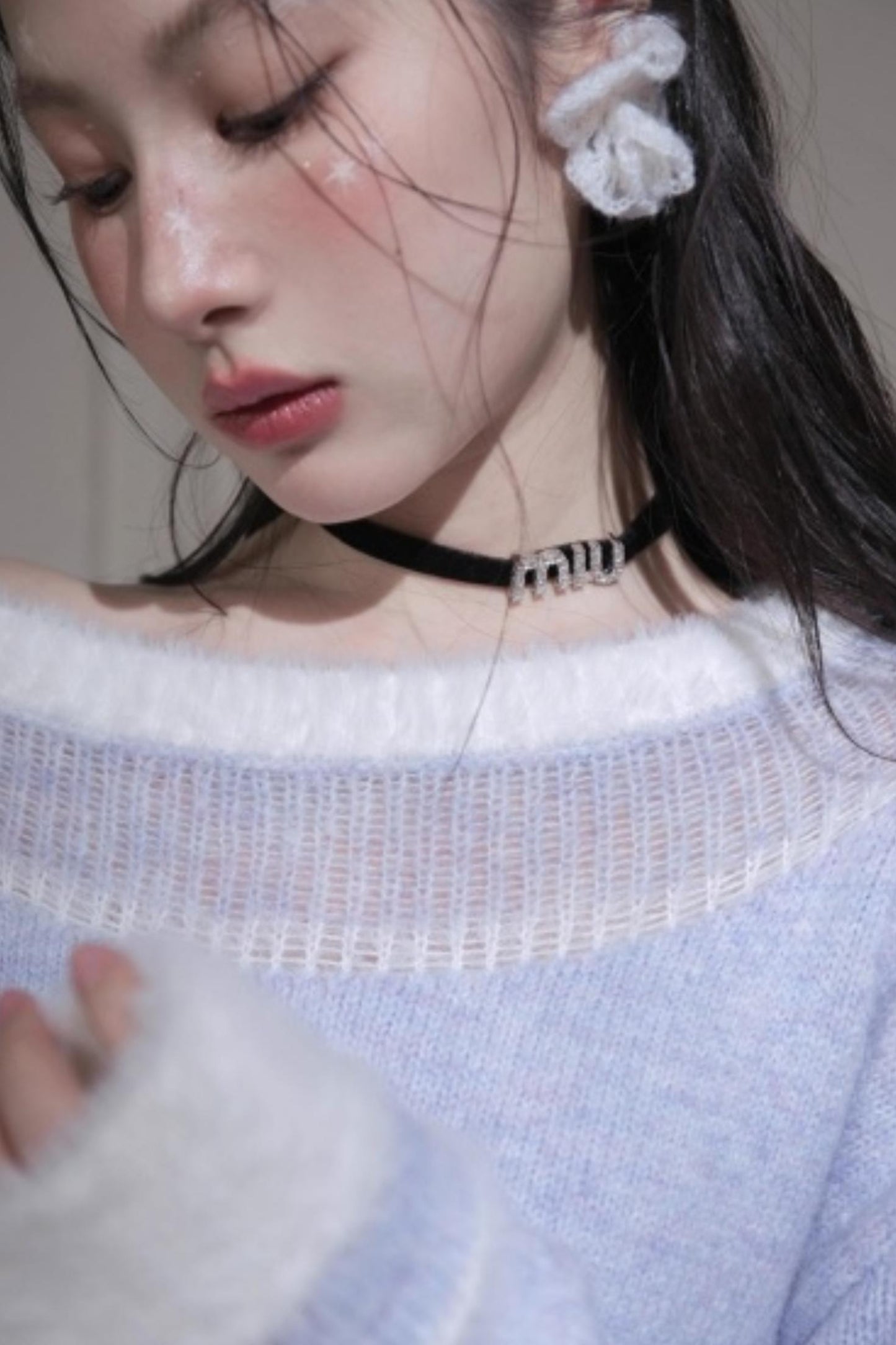 Snowflake Sequin Pullover Sweater