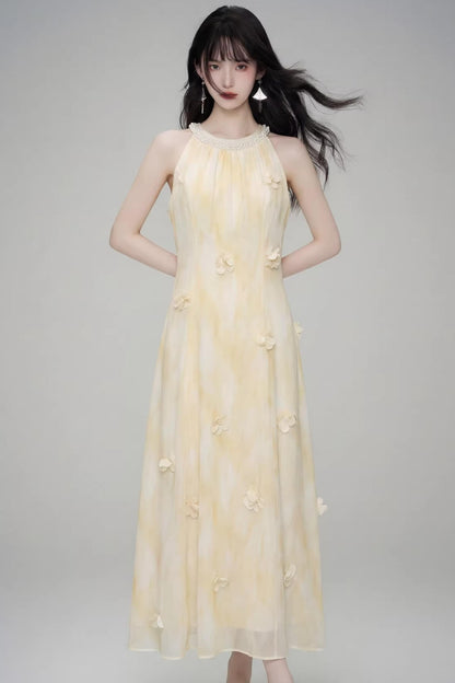 Three-Dimensional Floral Dress