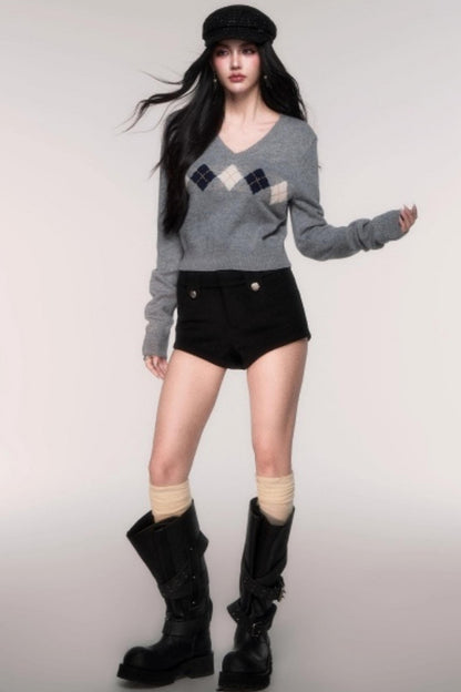 Woolen A-Line Versatile Shorts