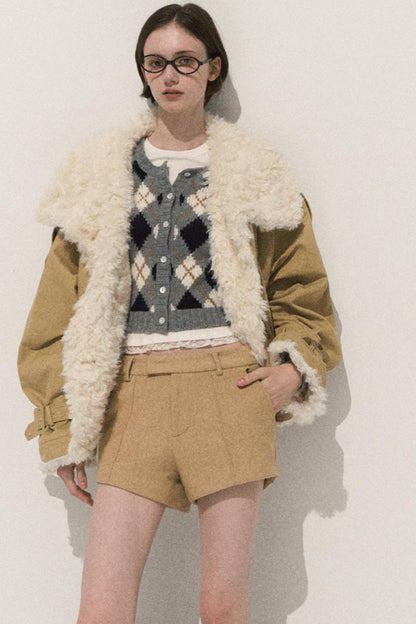 Night Pine Wool Shorts