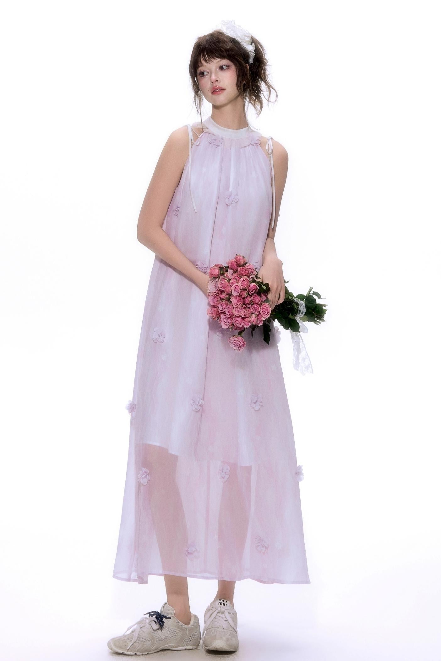 Floral Fairy Chiffon Dress