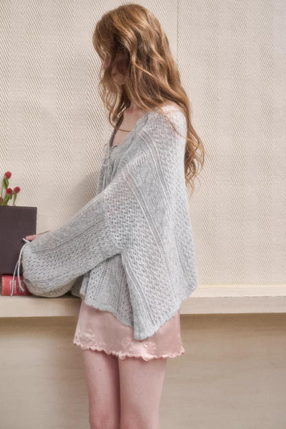 Riverbank of the Wind Mohair Sweater