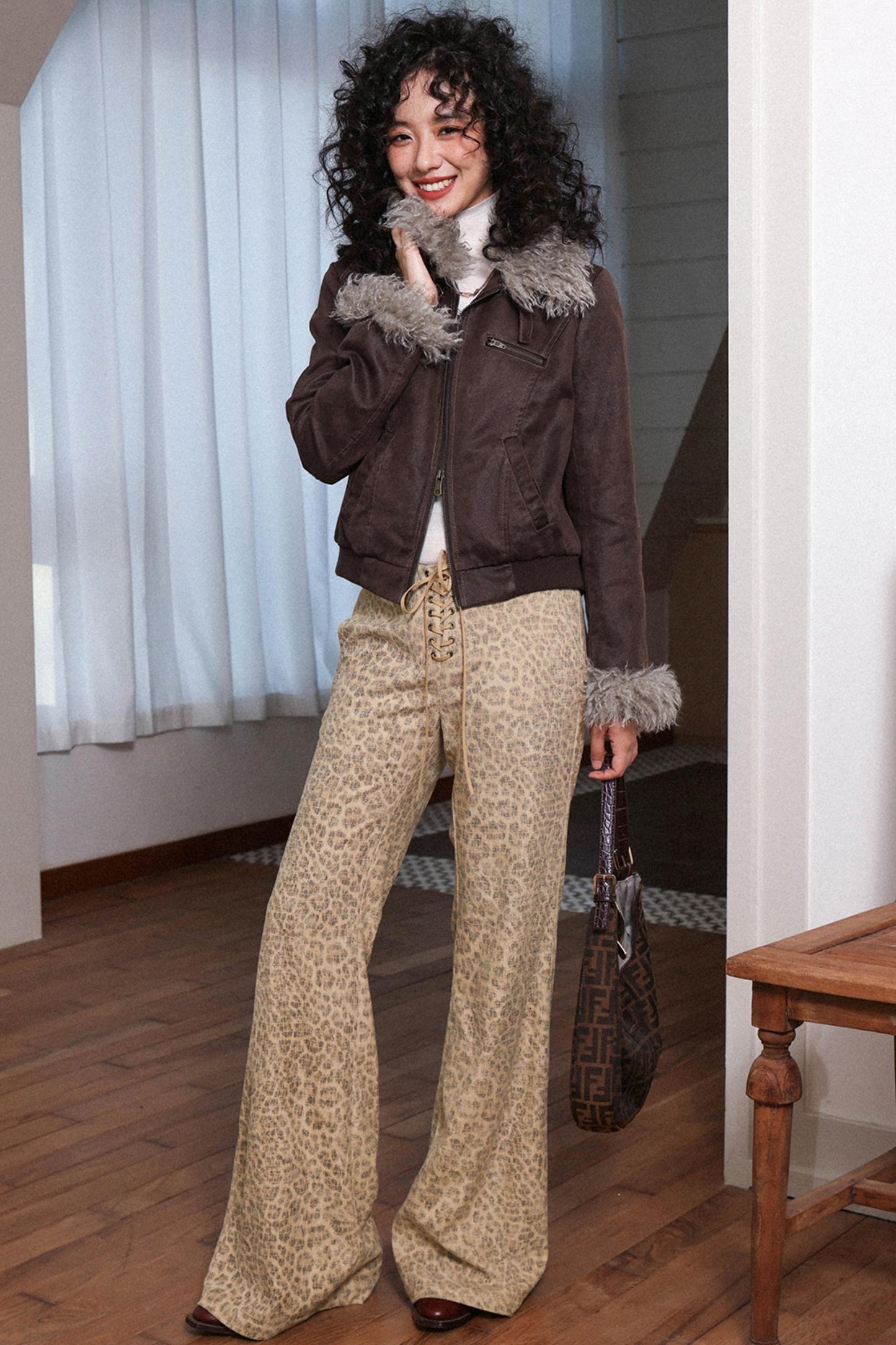 Gentle Corduroy Flared Pants