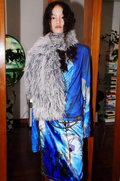 Autumn Niche Printed Sleeve Top