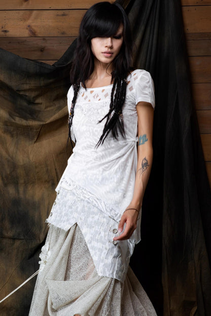 Retro Short Sleeve Top