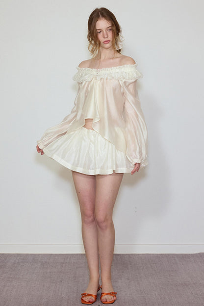 Soft Glow Hooded Jacket & Skirt Set-Up