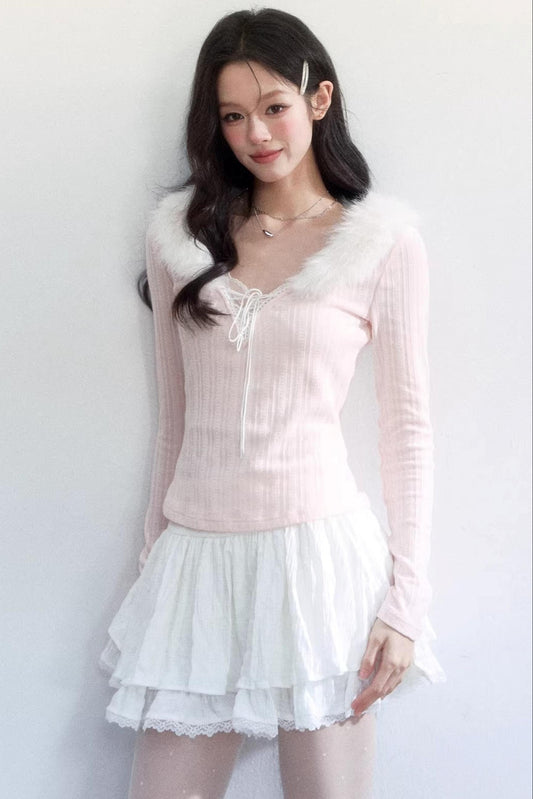 Sweet Energetic Knitted Top