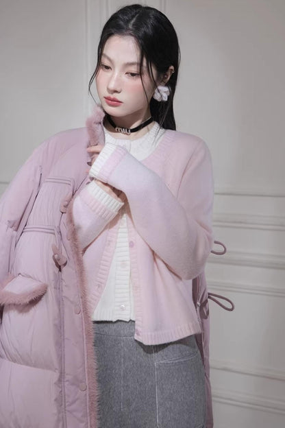 Peach Milkshake Wool Cardigan