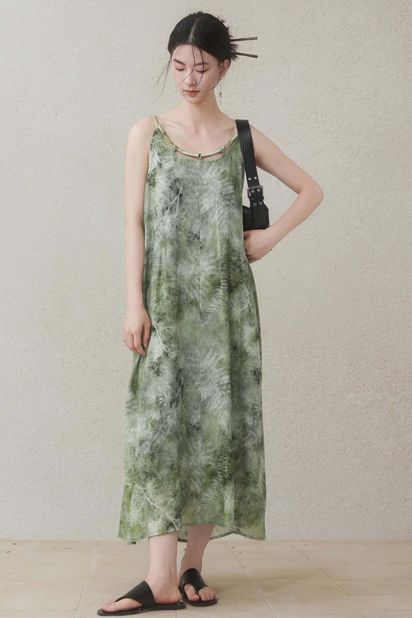 Summer Halter Dress With Beads