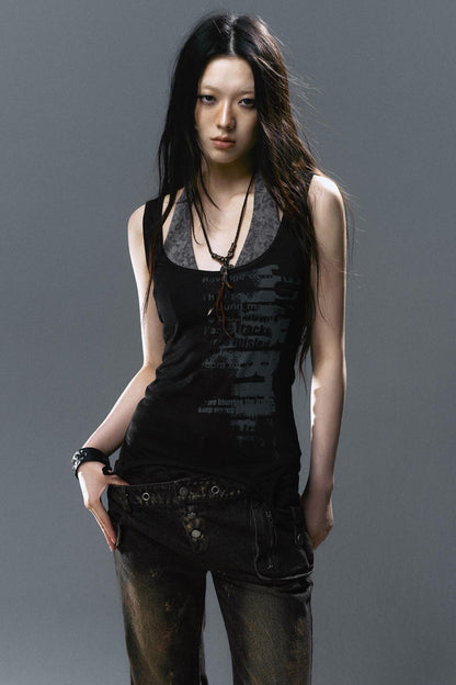 Layered Two-Tone Cami Top