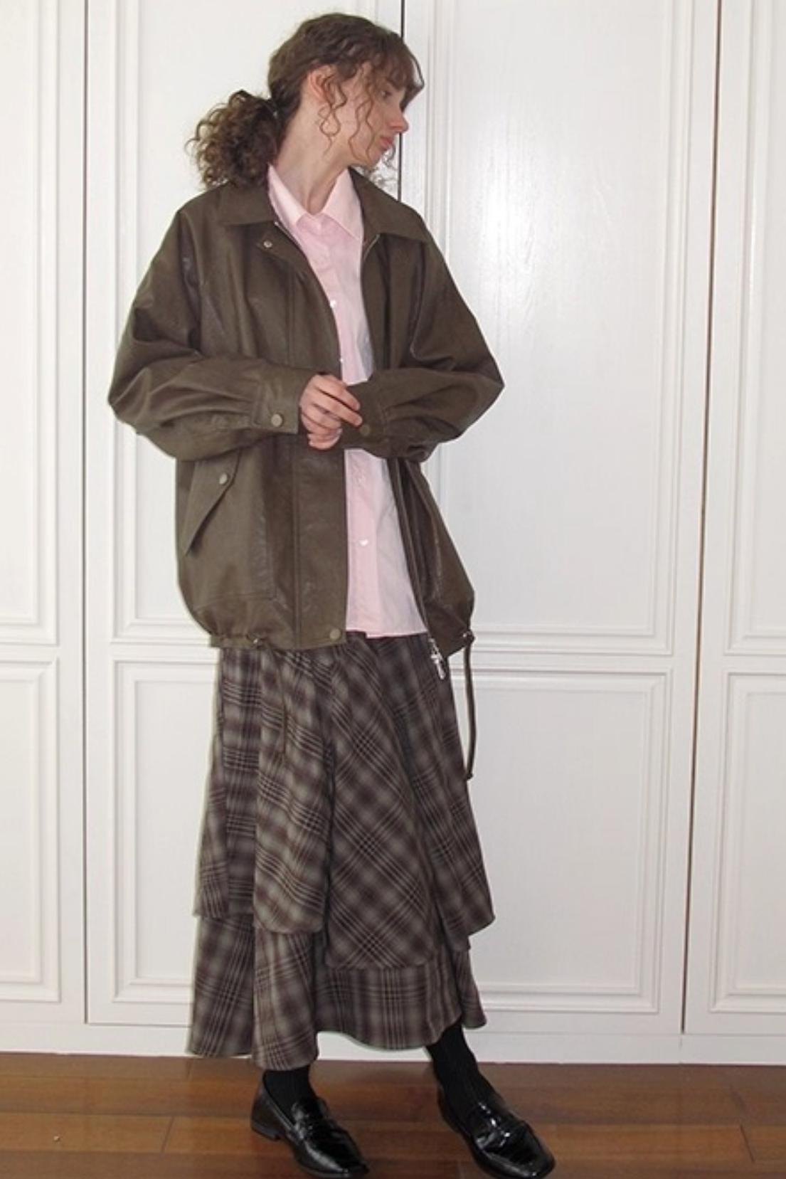 Irregular Cut Large Swing Skirt