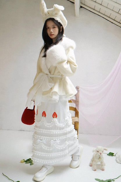 Happy Strawberry Cake Skirt