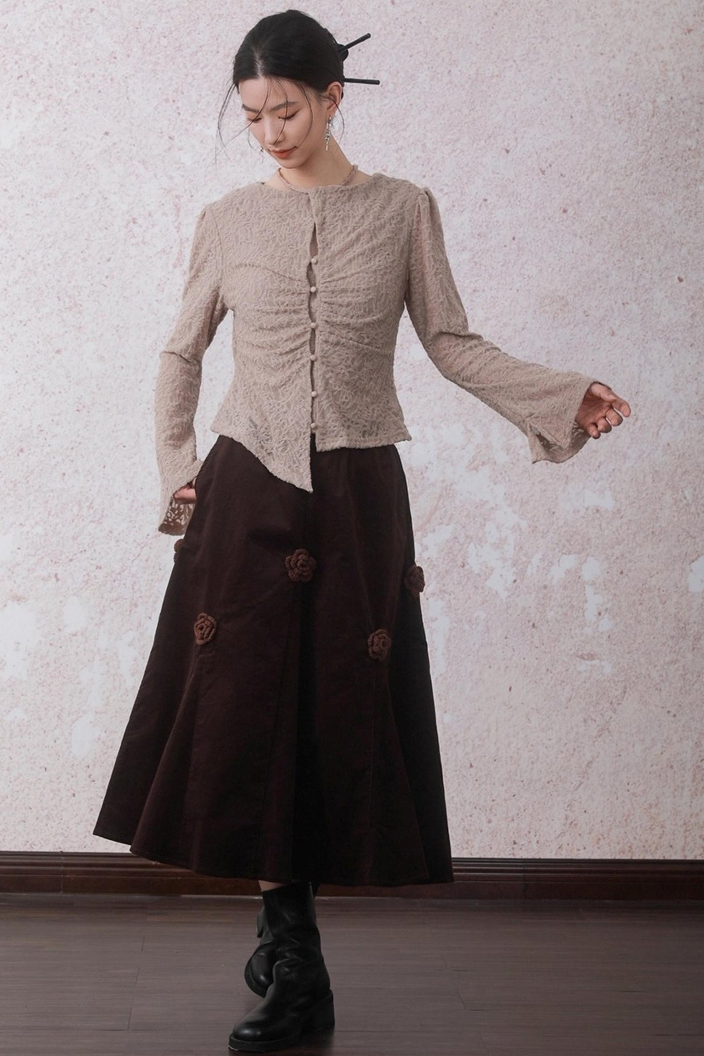 Strap Texture T-Shirt