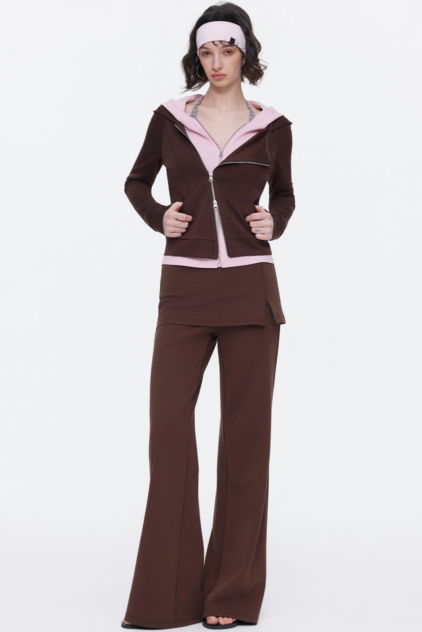 Skin-Friendly Knit Skirt Pants