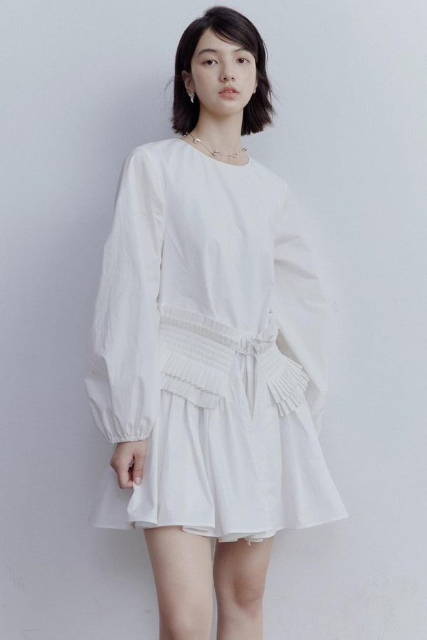 Pleated Large Swing Doll Dress