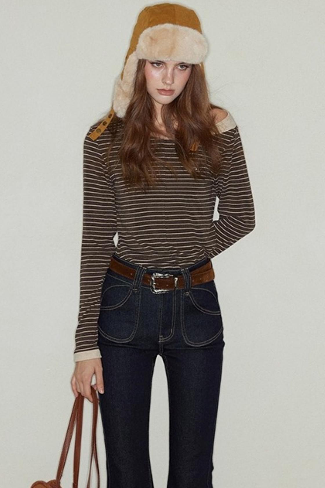 Knitted Crew Neck T-shirt