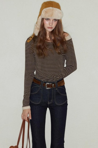 Knitted Crew Neck T-shirt