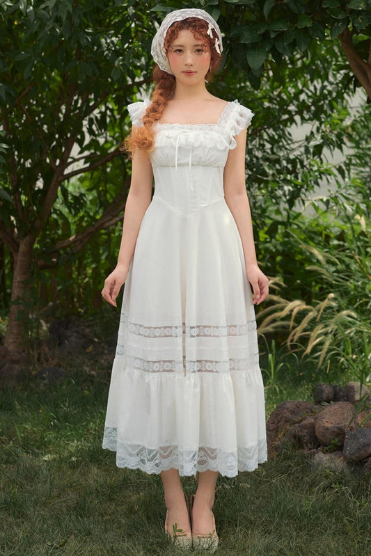 French Girly Slip Waist Dress