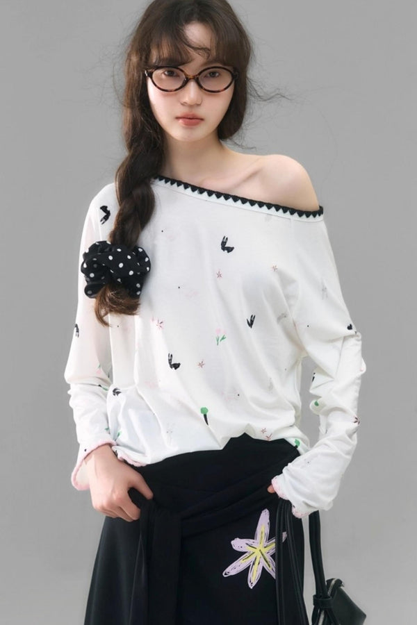 Wilderness Rabbit Crew Neck Top Set-Up