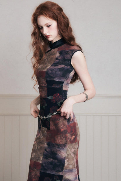 Vintage Chinese Cheongsam Dress